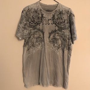 Men’s Affliction Tee Size Large
